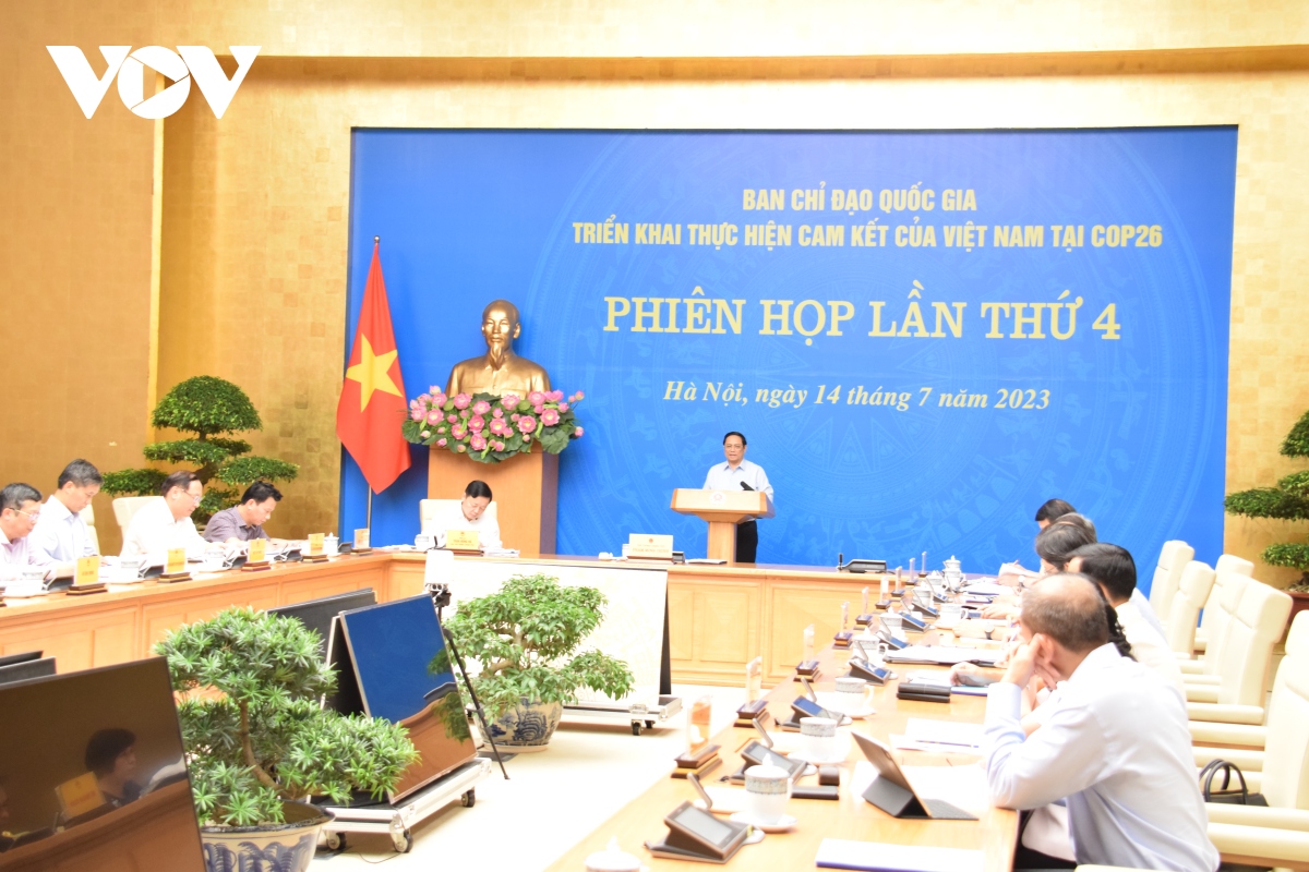 thu tuong chu tri phien hop trien khai cam ket cua viet nam tai cop26 hinh anh 3