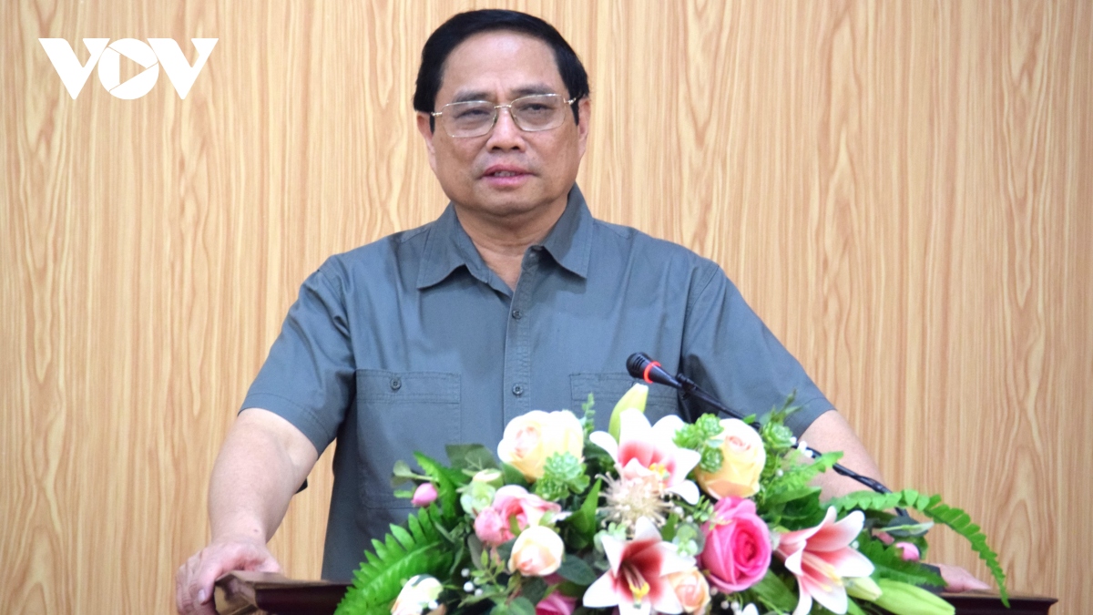 thu tuong pham minh chinh lam viec voi ban thuong vu tinh uy bac kan hinh anh 1 thu tuong pham minh chinh lam viec voi ban thuong vu tinh uy bac kan hinh anh 1