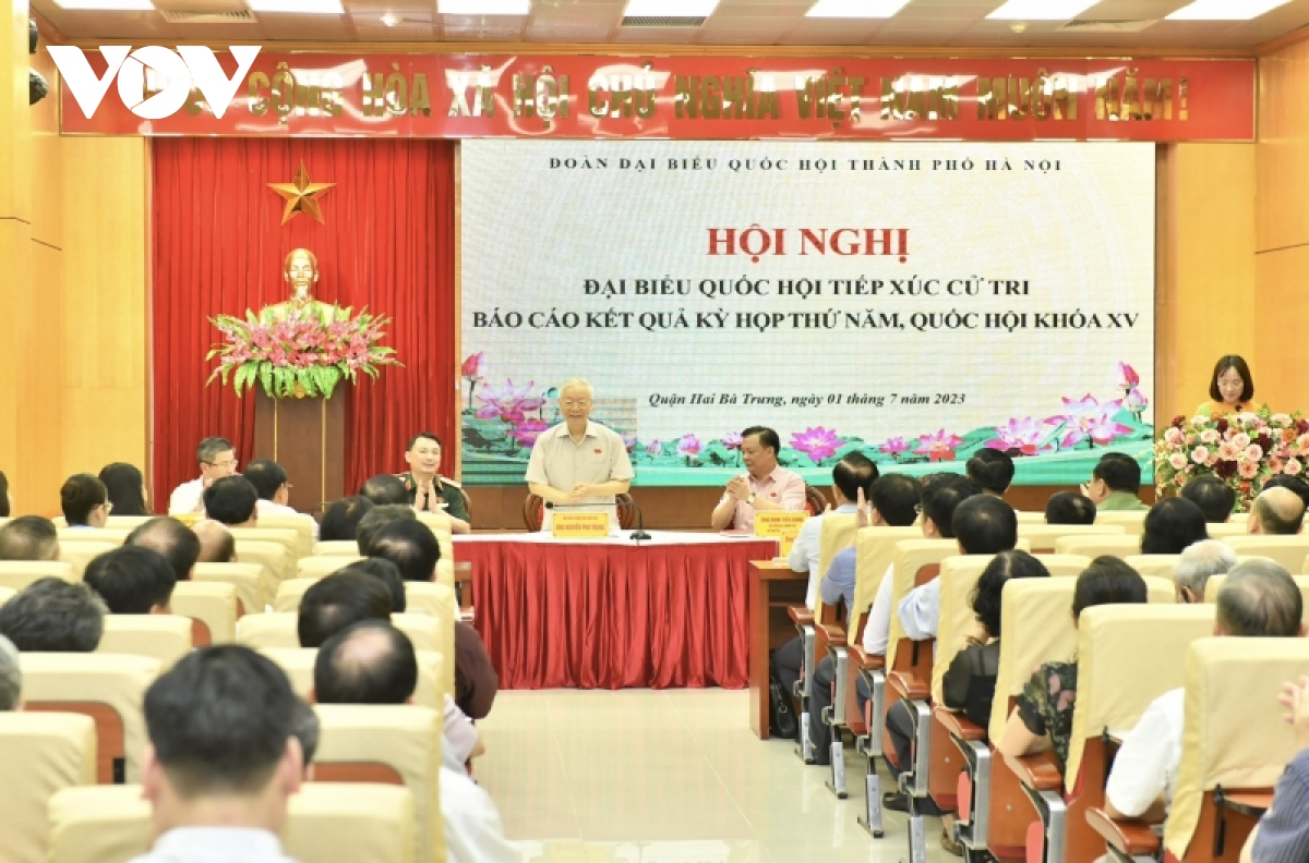 tong bi thu nguyen phu trong tiep xuc cu tri sau ky hop thu 5 quoc hoi khoa xv hinh anh 3 tong bi thu nguyen phu trong tiep xuc cu tri sau ky hop thu 5 quoc hoi khoa xv hinh anh 3