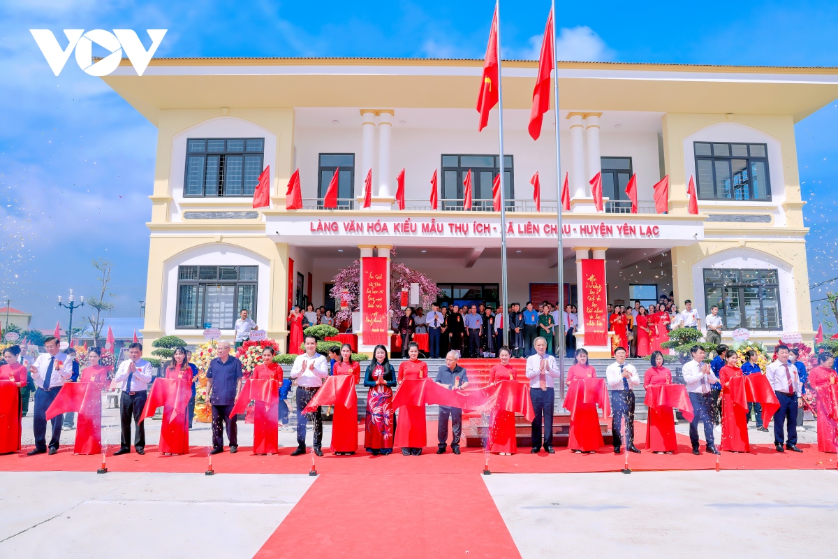 Khánh thành khu thiết chế Làng Văn hóa kiểu mẫu đầu tiên của Vĩnh Phúc