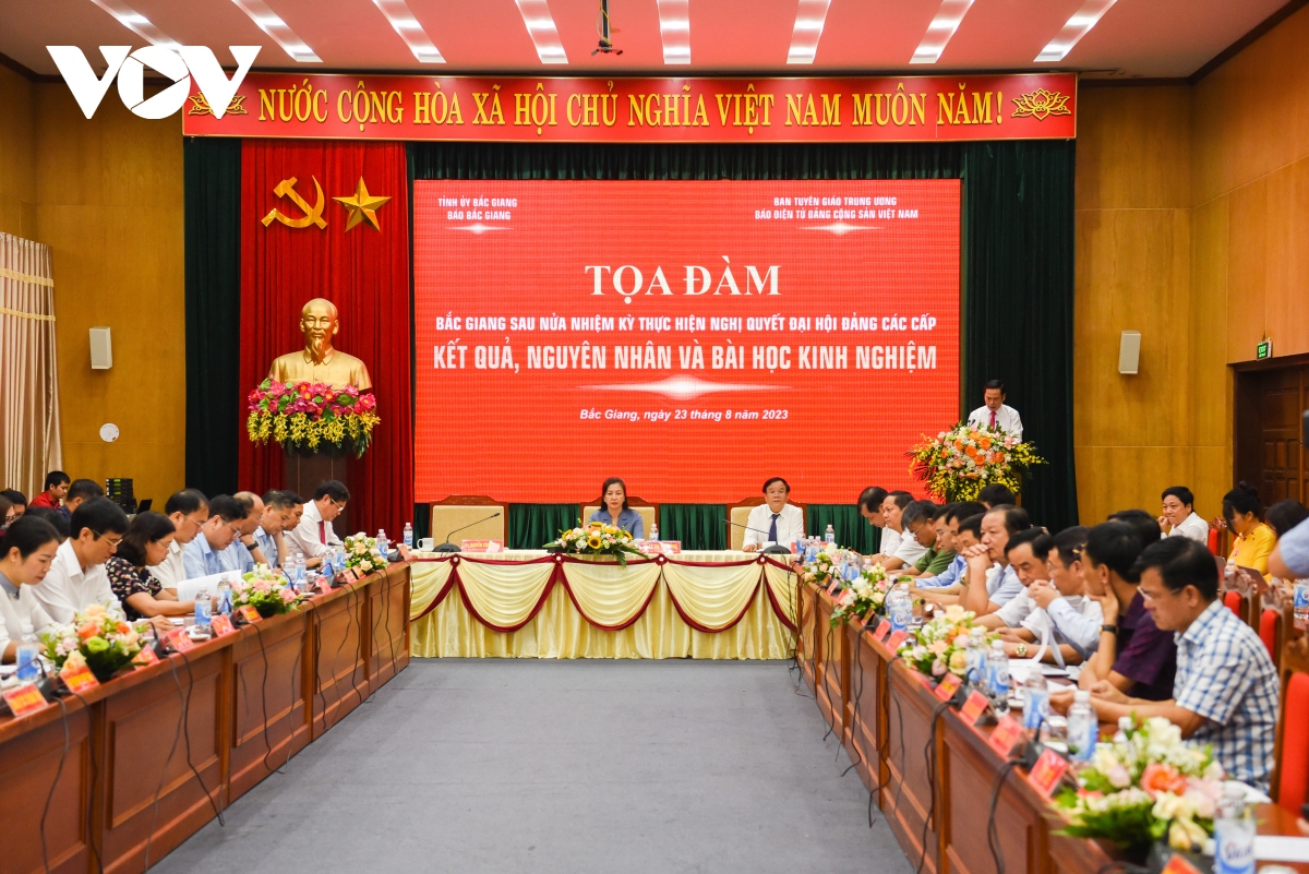 phat huy kinh nghiem thuc tien tu nghi quyet dai hoi Dang cac cap o bac giang hinh anh 1