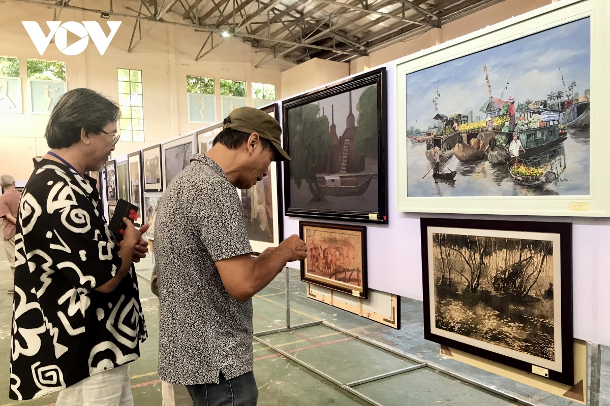 Khai mạc Triển lãm Mỹ thuật khu vực ĐBSCL lần thứ 28 tại Trà Vinh