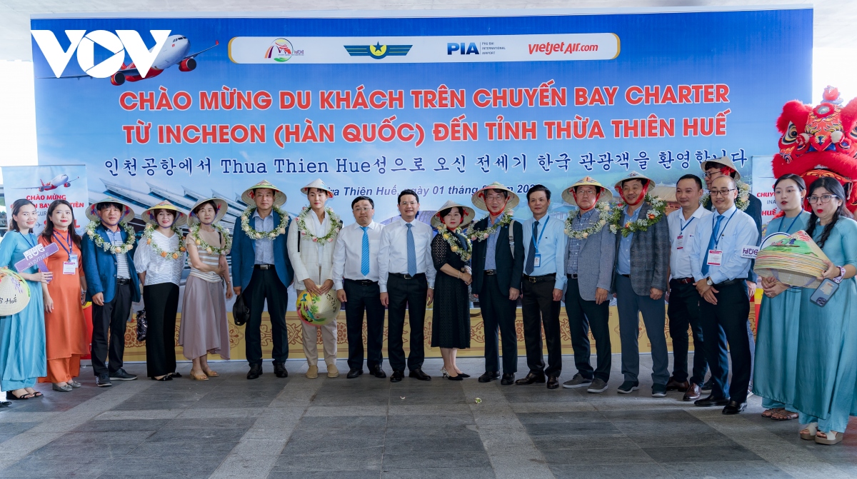 Khai trương chuyến bay thẳng kết nối Thừa Thiên Huế với Hàn Quốc