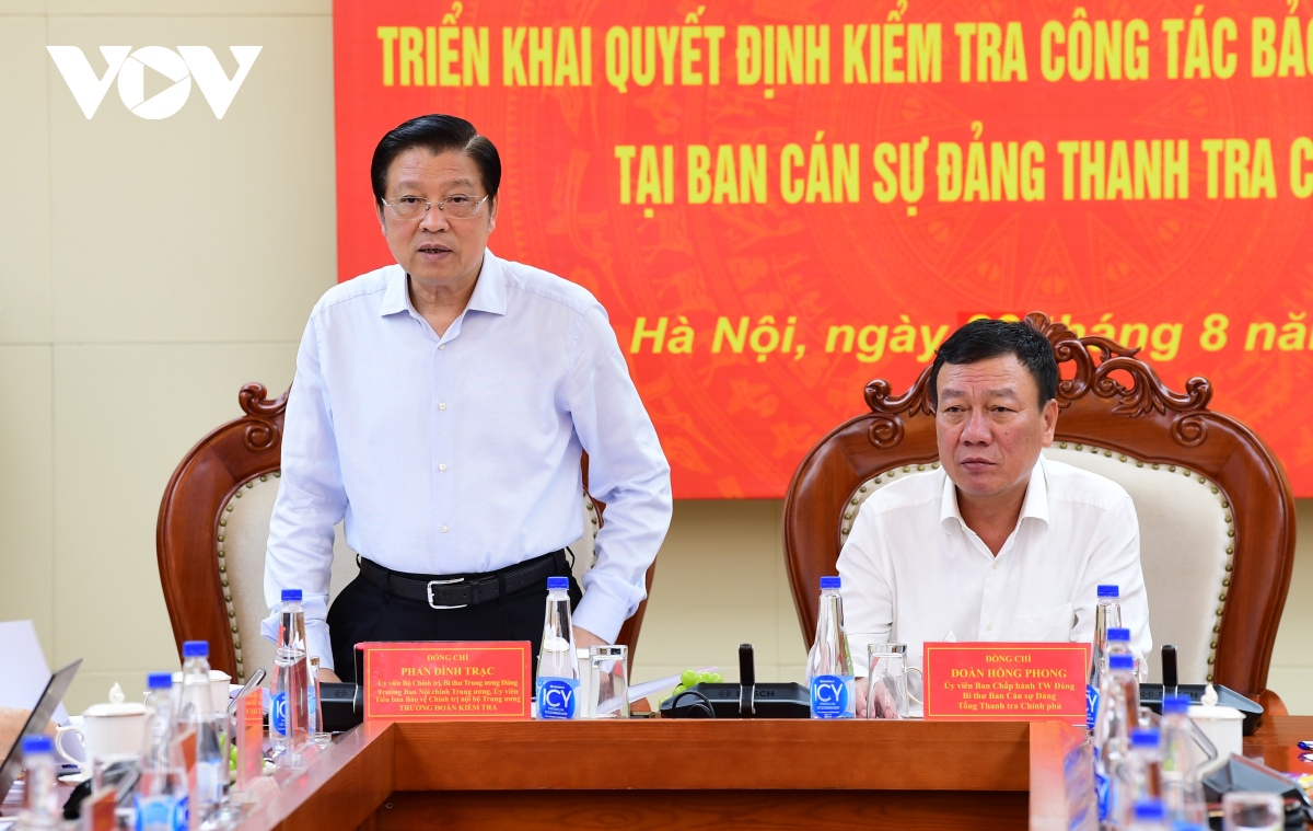 kiem tra cong tac bao ve chinh tri noi bo tai thanh tra chinh phu hinh anh 1