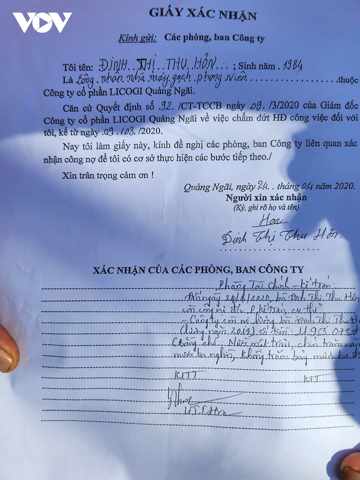 hang chuc cong nhan tu tap, doi tien tro cap thoi viec tai cong ty licogi quang ngai hinh anh 2