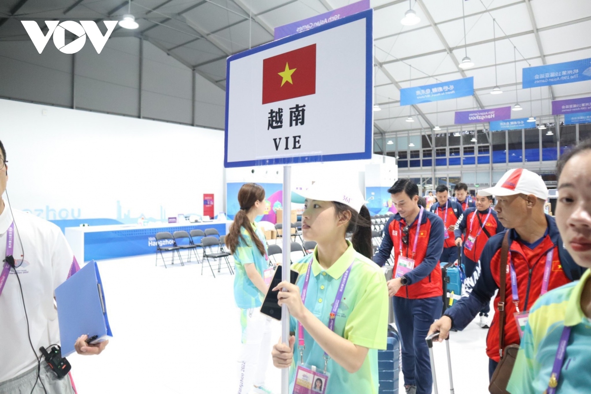 Doan the thao viet nam co mat tai trung quoc, san sang tranh tai o asiad 19 hinh anh 3