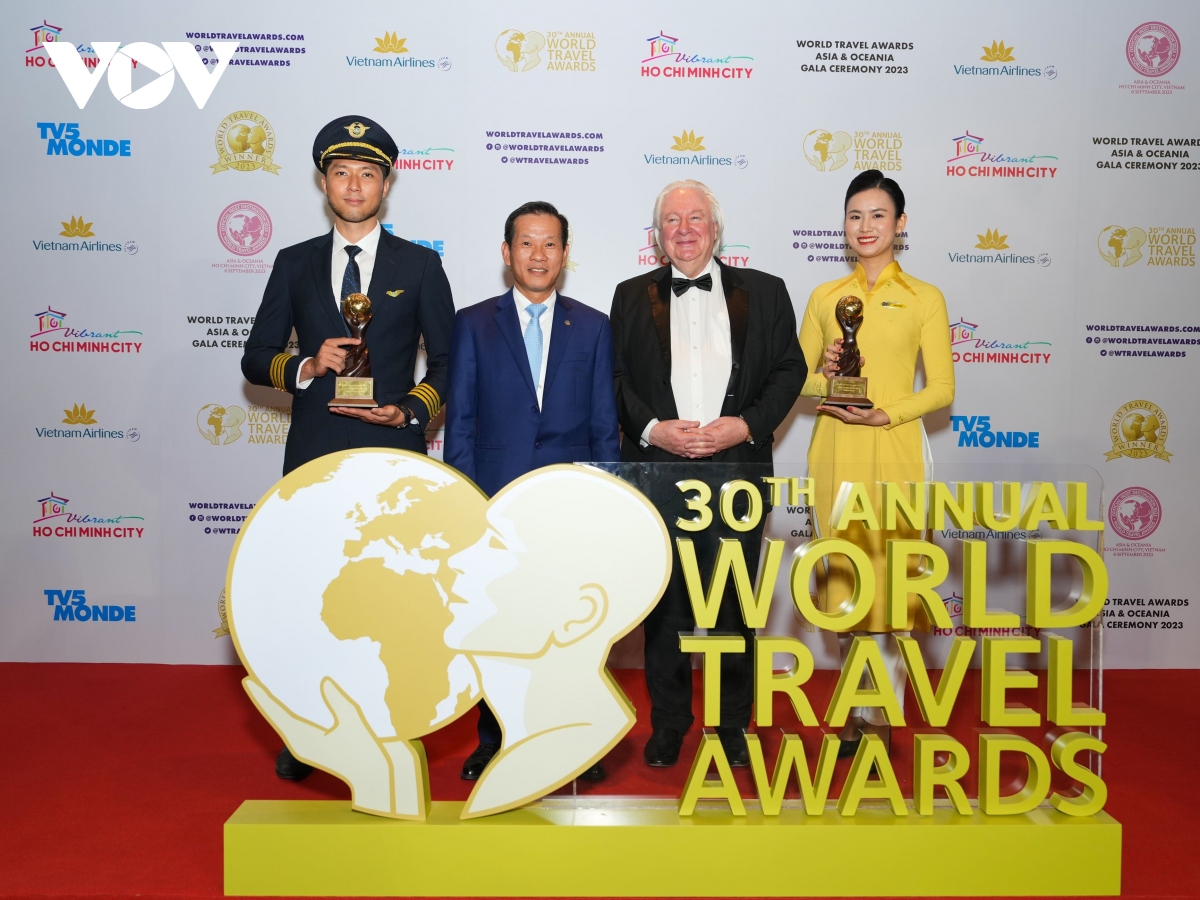 Vietnam Airlines nhận 4 giải thưởng tại World Travel Awards khu vực Châu Á