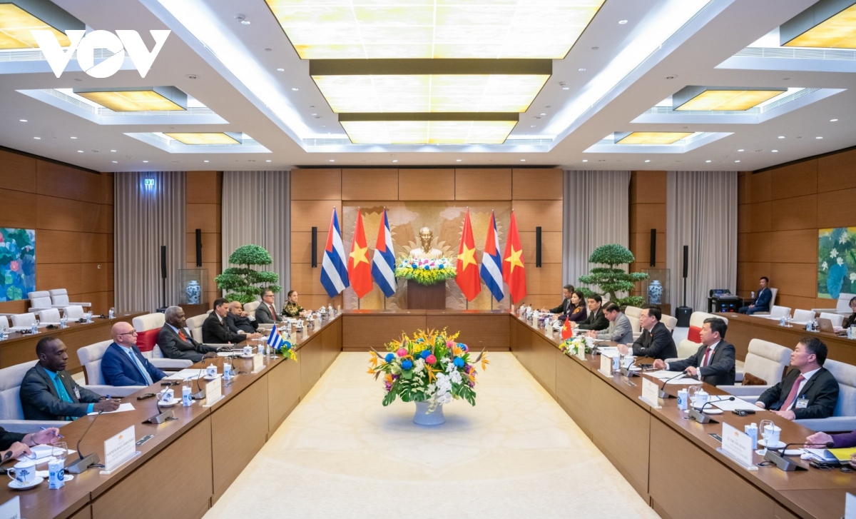 chu tich quoc hoi vuong Dinh hue don, tiep chu tich quoc hoi cuba hinh anh 5