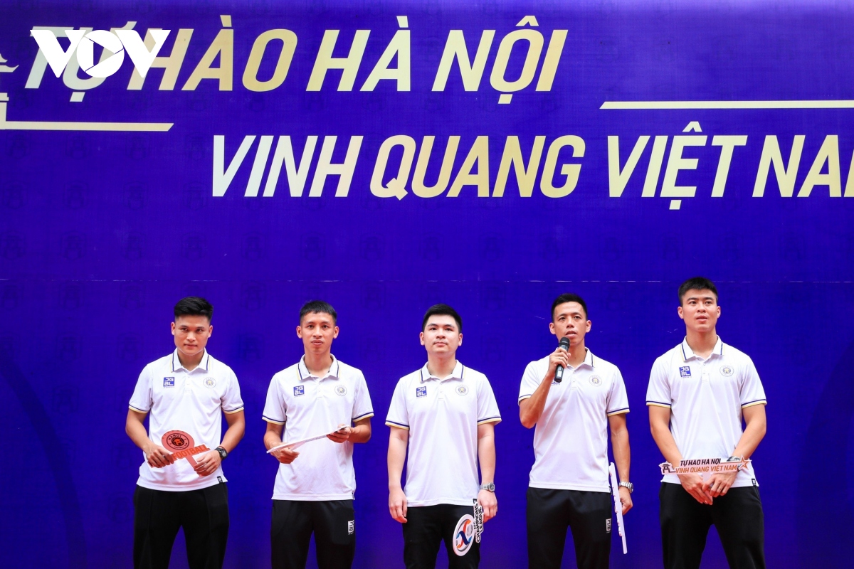 ha noi fc khoi dong chien dich afc champions league bang su kien dac biet hinh anh 1