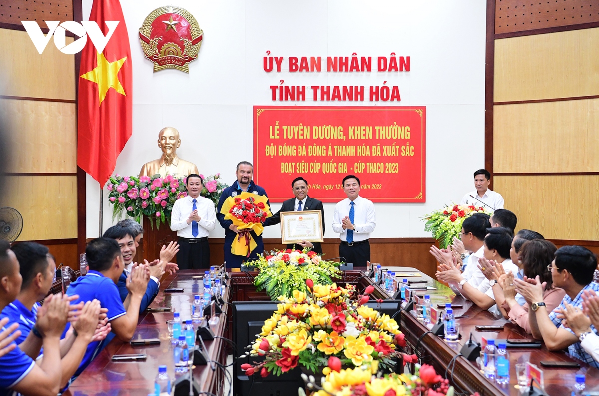vo dich sieu cup quoc gia 2023, clb Dong A thanh hoa duoc thuong 1 ty dong hinh anh 1