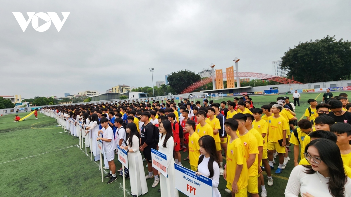 khai mạc giải bóng đá học sinh thpt hà nội - an ninh thủ đô 2023 hình ảnh 3 khai mac giai bong da hoc sinh thpt ha noi - an ninh thu do 2023 hinh anh 3