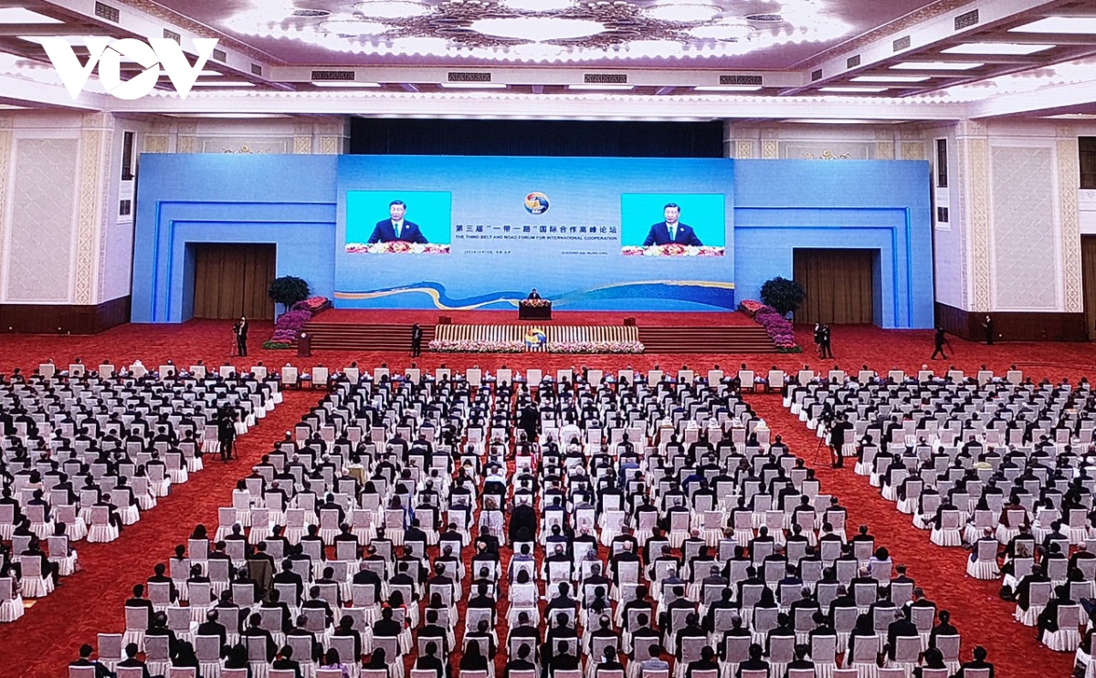Chủ tịch nước Võ Văn Thưởng dự khai mạc Diễn đàn "Vành đai và Con đường"