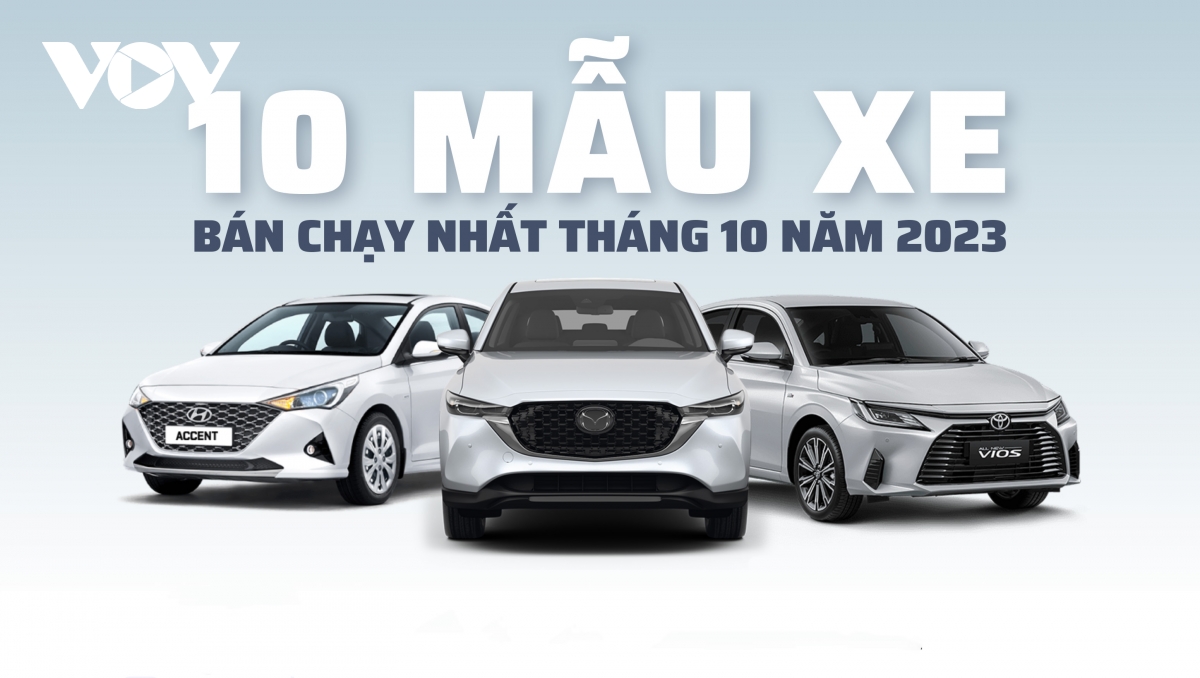 Top 10 mẫu xe bán chạy nhất tháng 10: Xe Hàn chiếm thế thượng phong