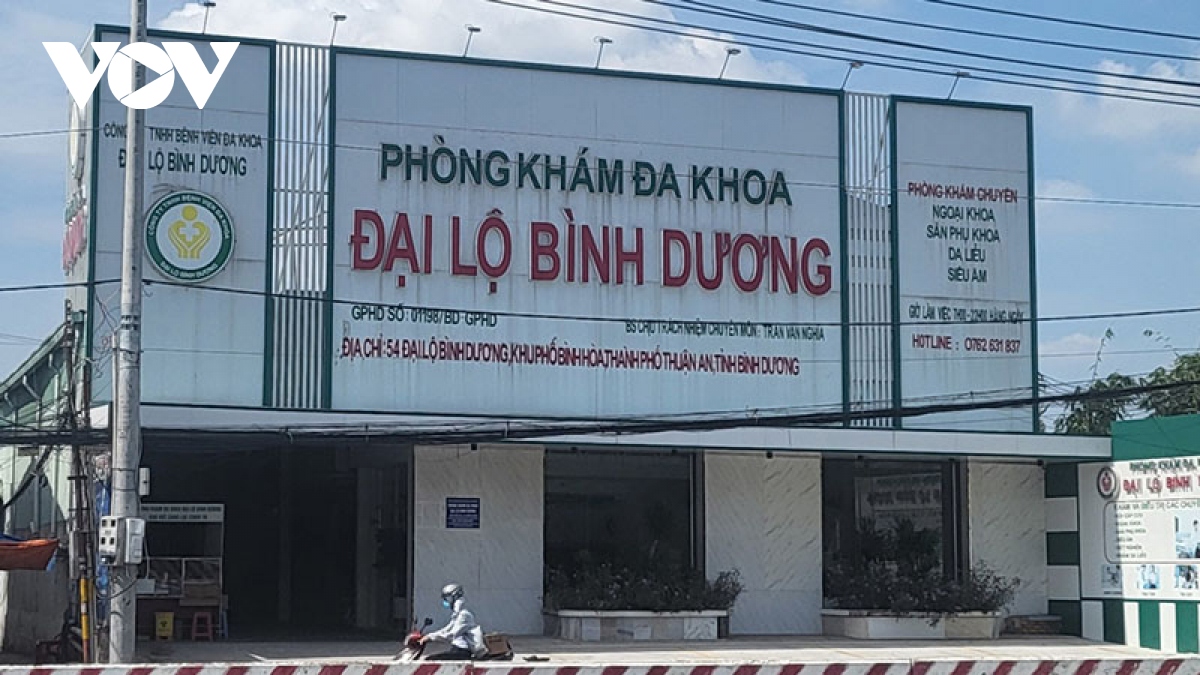 them mot phong kham tu o binh duong bi dinh chi hoat dong hinh anh 1