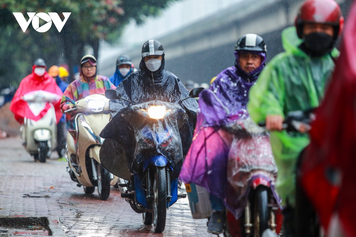 ngay dau nghi le, nguoi dan doi mua roi ha noi ve nghi tet duong lich 2024 hinh anh 2