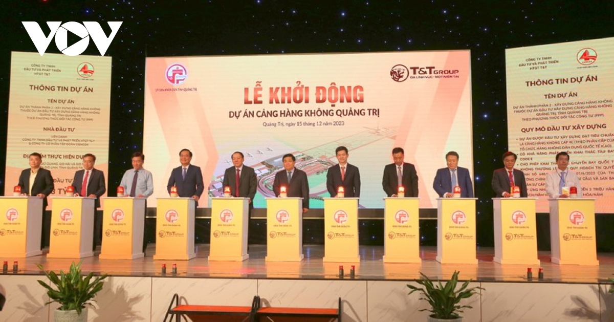Khởi công Dự án Khu công nghiệp 480 héc ta và Cảng hàng không Quảng Trị