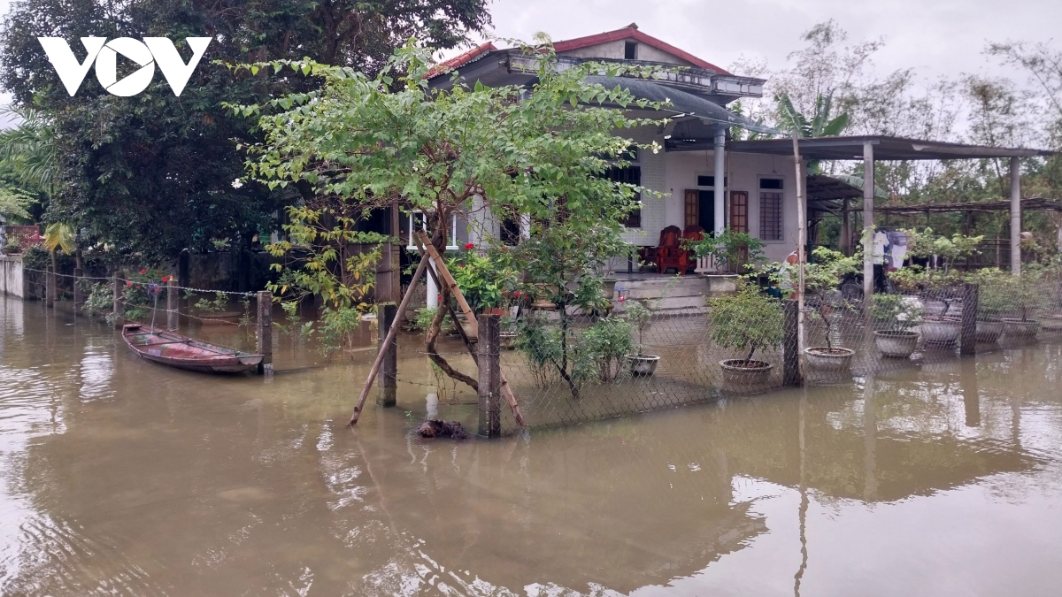 Thừa Thiên Huế: Lũ trên sông Bồ đang lên có thể đạt đỉnh trên báo động 3