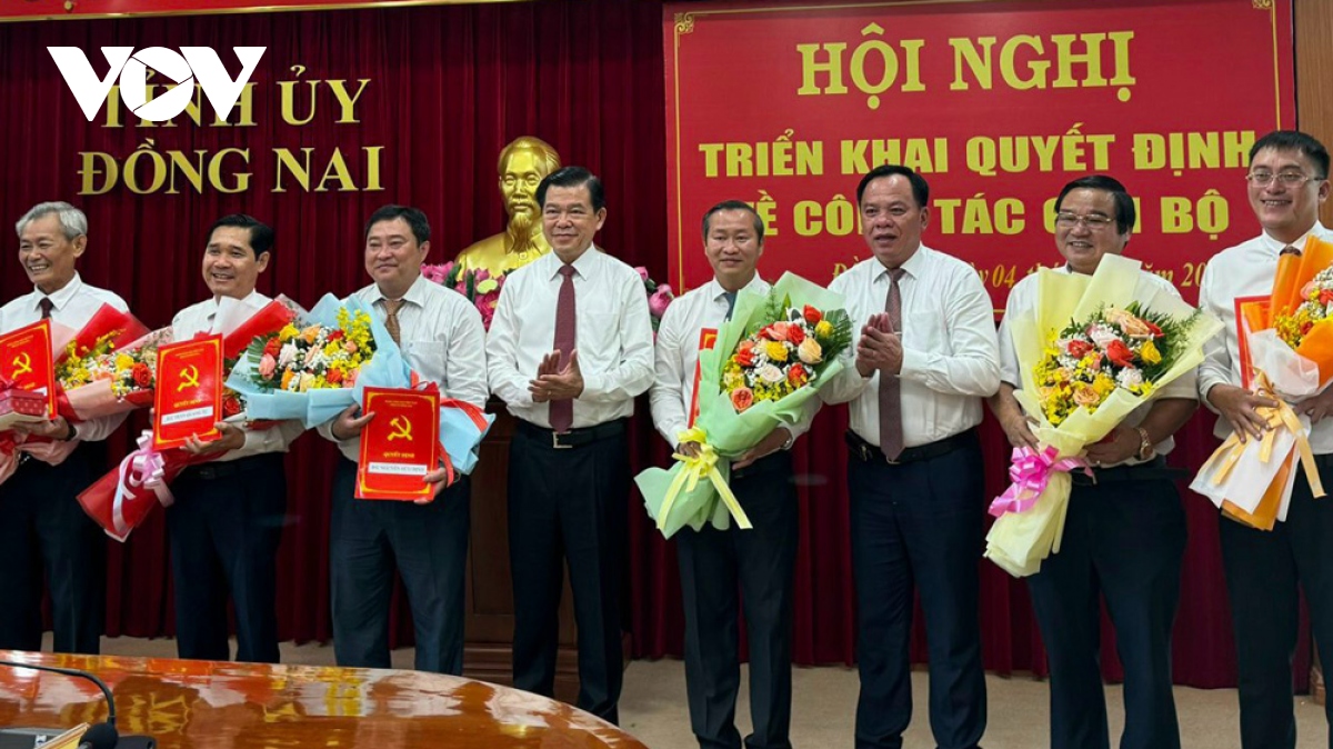 Đồng Nai điều động 2 giám đốc sở làm bí thư huyện ủy