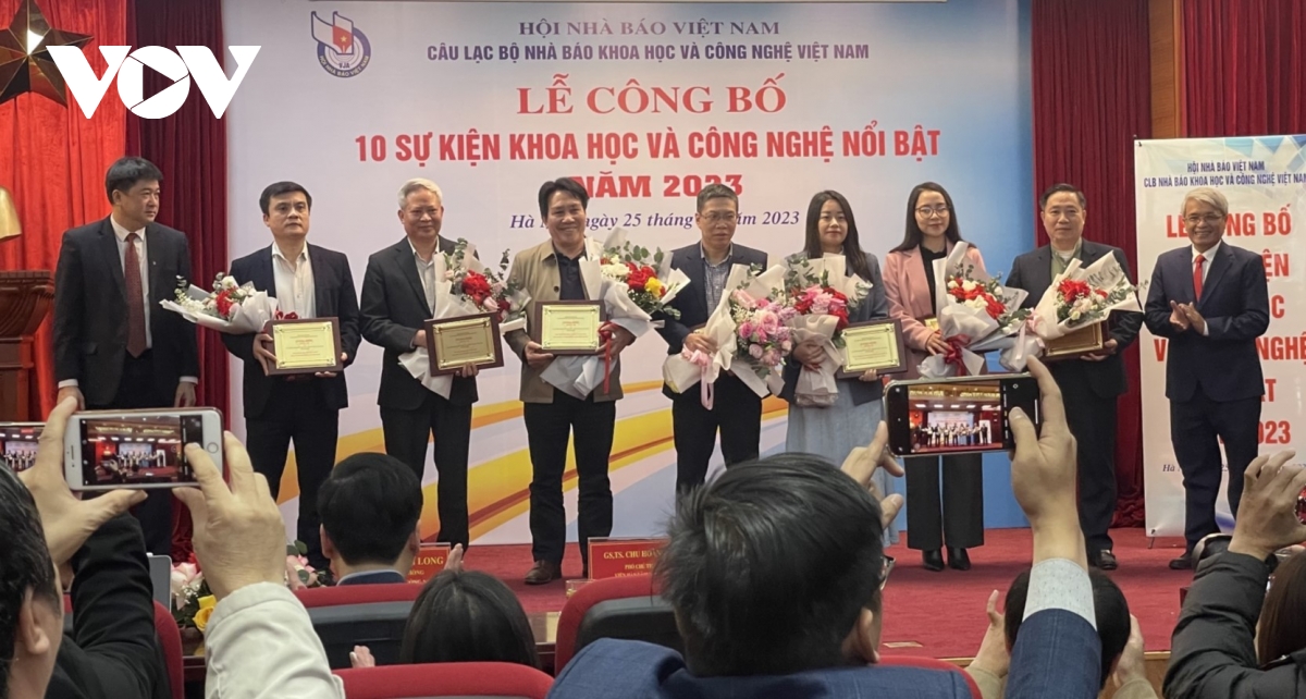 Công bố 10 sự kiện Khoa học và Công nghệ tiêu biểu năm 2023.