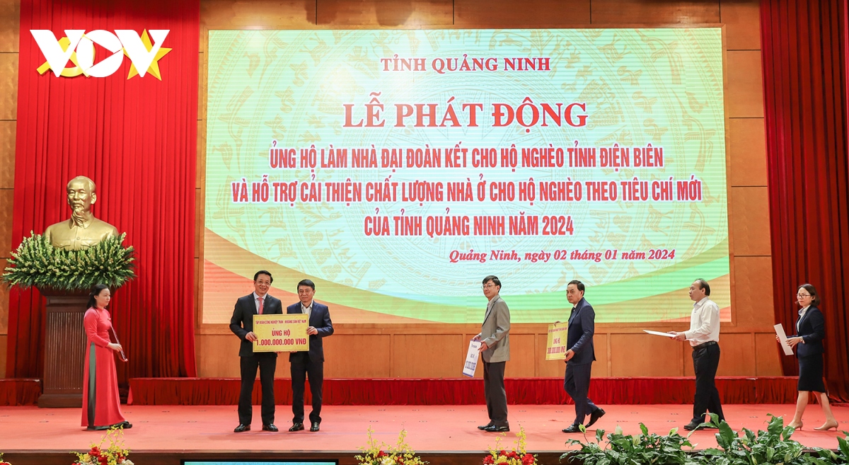 quang ninh phat dong ung ho lam nha cho ho ngheo tinh Dien bien hinh anh 1