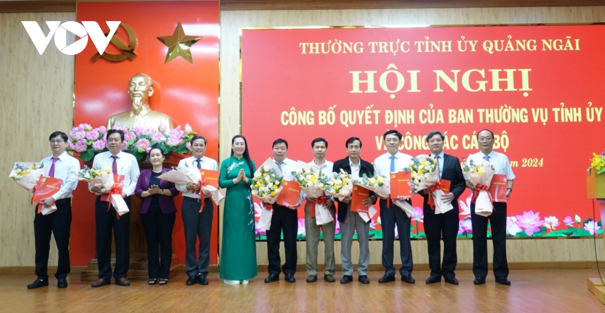 quang ngai dieu dong, luan chuyen nhieu can bo lanh dao, quan ly hinh anh 1