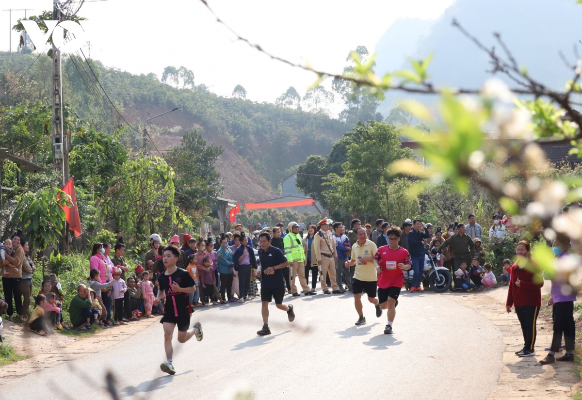 cung duong chay ngap sac xuan tren pho nui son la hinh anh 7