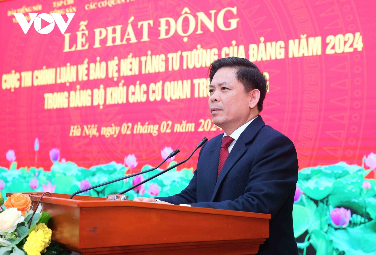 phat dong cuoc thi chinh luan ve bao ve nen tang tu tuong cua Dang nam 2024 hinh anh 1