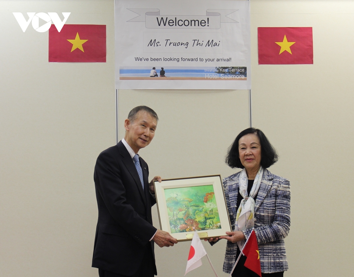 ba truong thi mai tham nhat ban, thuc day Doi tac chien luoc toan dien hinh anh 4