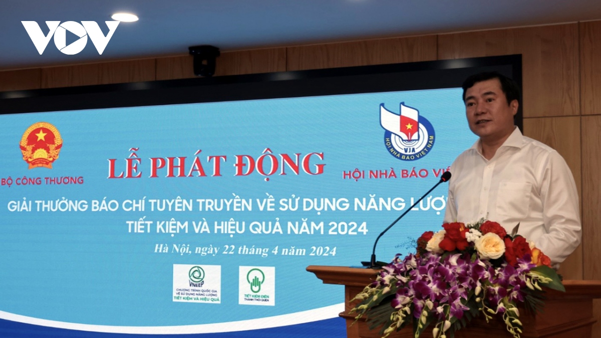 phat dong giai thuong bao chi de tai tiet kiem nang luong 2024 hinh anh 1