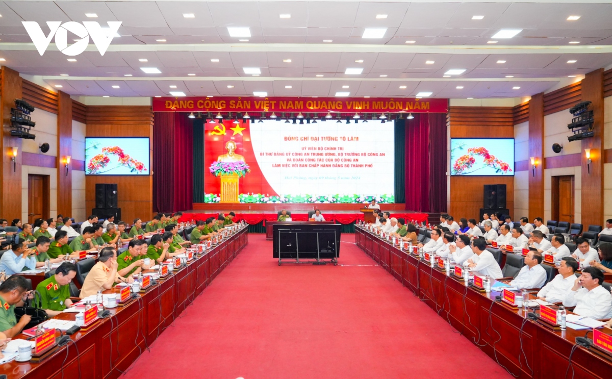 Đại tướng Tô Lâm: Hải Phòng thực hiện bằng được mục tiêu kéo giảm tội phạm