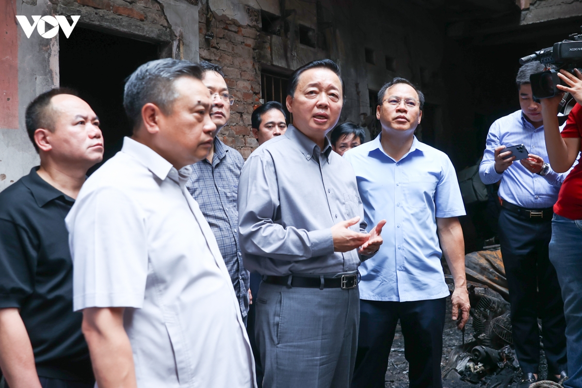 Phó Thủ tướng yêu cầu nhanh chóng điều tra, làm rõ nguyên nhân vụ cháy ở Trung Kính