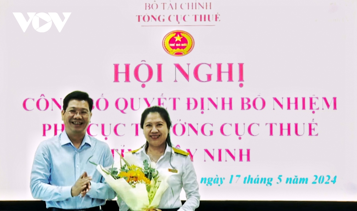 Bà Nguyễn Thị Sang làm Phó Cục trưởng Cục thuế Tây Ninh