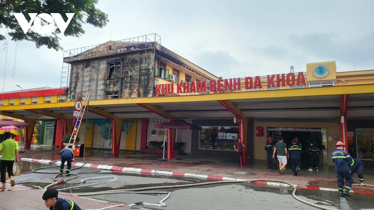 benh vien tre em hai phong bat ngo boc chay du doi hinh anh 2