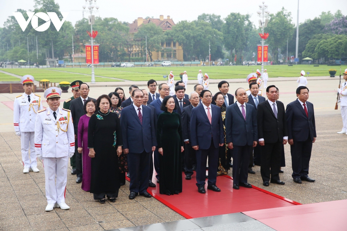 Lãnh đạo Đảng, Nhà nước vào Lăng viếng Chủ tịch Hồ Chí Minh