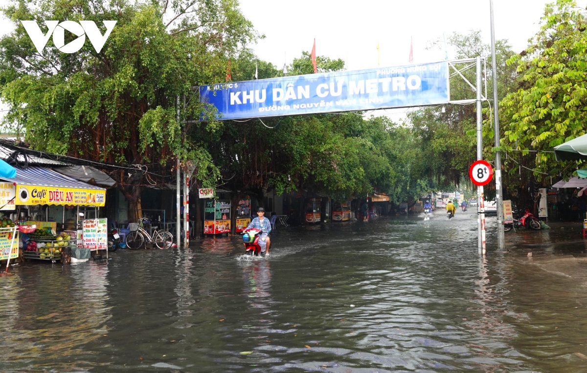 cong trinh ke chong ngap o can tho chay dua cung mua mua bao hinh anh 2