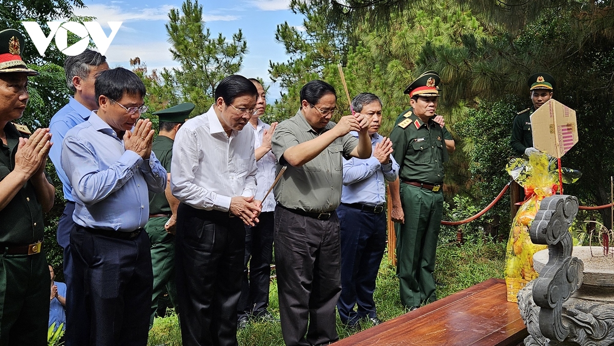 thu tuong pham minh chinh dang huong tuong nho Dai tuong vo nguyen giap hinh anh 2
