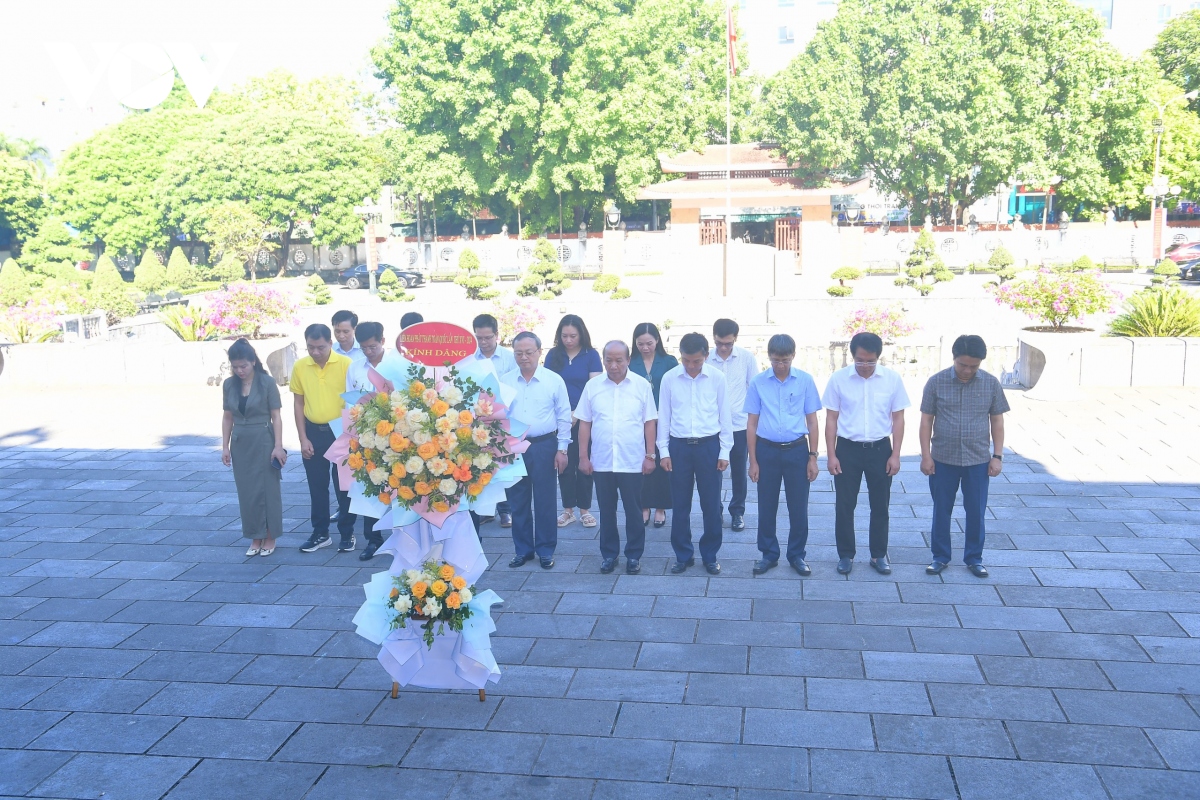 lanh dao vov dang huong tuong niem bac ho tai thanh hoa hinh anh 6