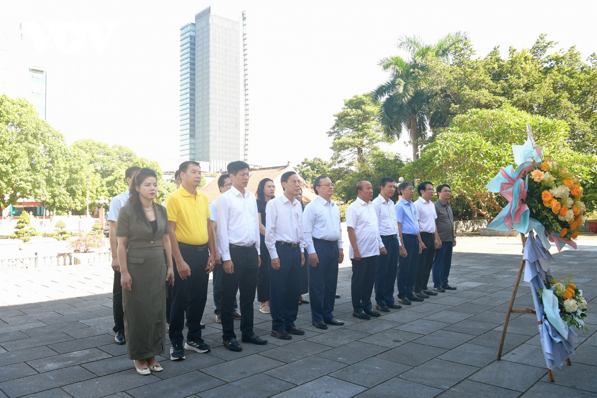 lanh dao vov dang huong tuong niem bac ho tai thanh hoa hinh anh 1