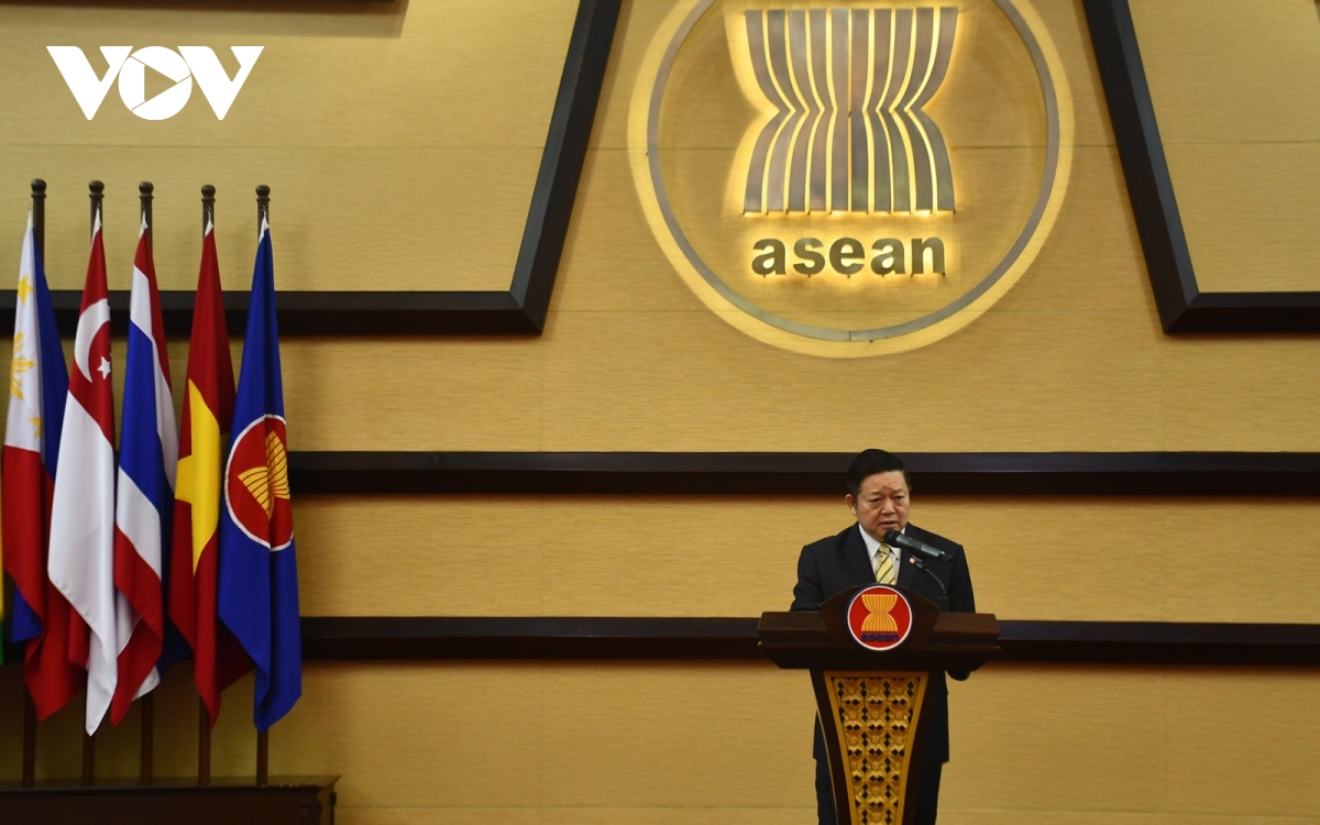 asean nhat tri doi thoai truc tuyen voi ngoai truong myanmar hinh anh 1