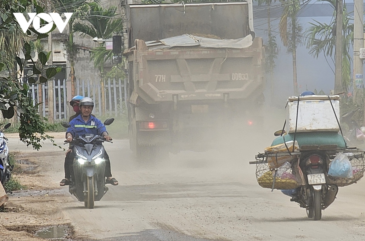 ngan ngam mat duong tinh lo 629 day o voi, o ga o binh Dinh hinh anh 5