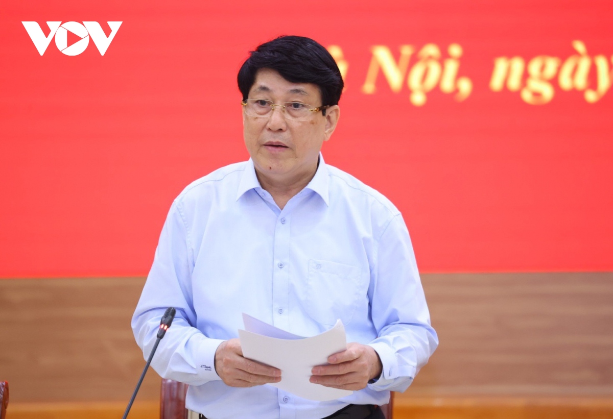 Thường trực Ban Bí thư Lương Cường làm việc với Đảng ủy Khối Doanh nghiệp T.Ư