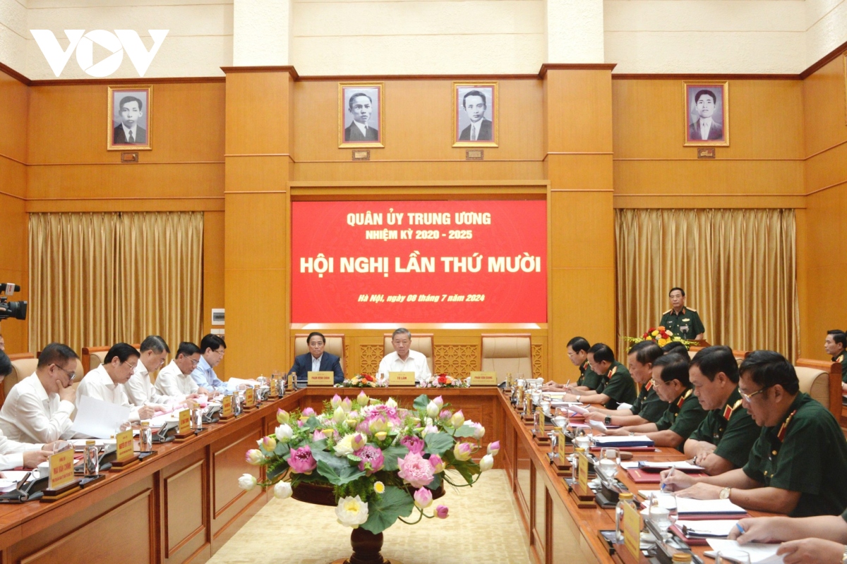 chu tich nuoc to lam va thu tuong pham minh chinh du hoi nghi quan uy trung uong hinh anh 3