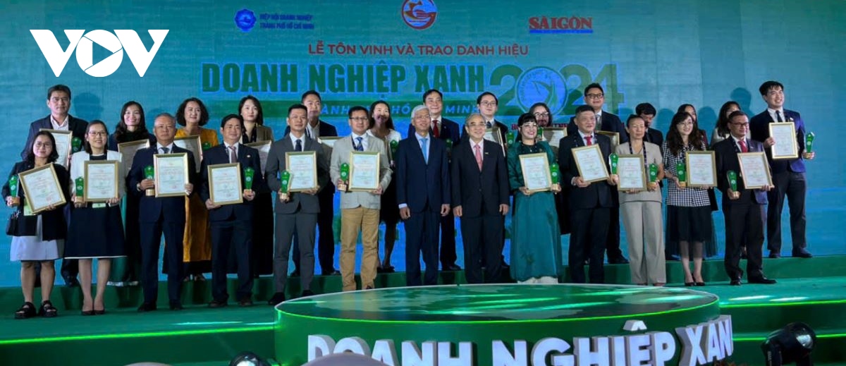 98 doanh nghiep dat danh hieu doanh nghiep xanh tp.hcm nam 2024 hinh anh 1