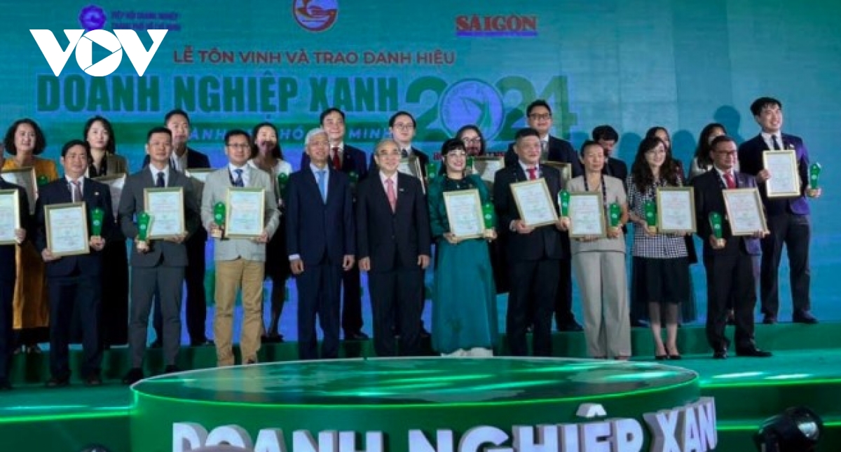 98 enterprises honoured with HCM City Green Business 2024