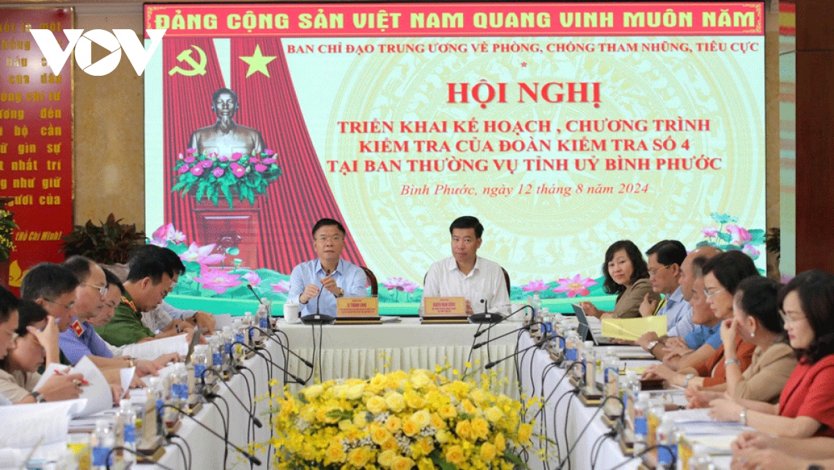 kiem tra cong tac phong chong tham nhung, tieu cuc tai binh phuoc hinh anh 1