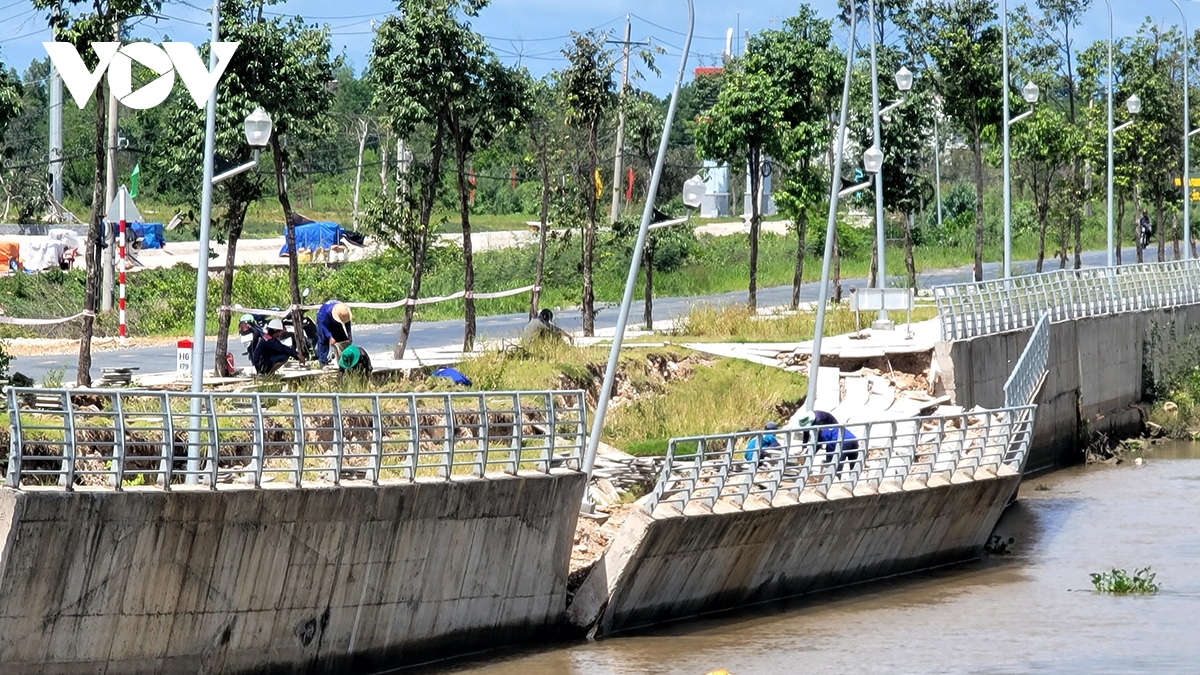 Kiên Giang: bờ kè chống sạt lở…bị sạt lở sau 5 tháng đưa vào sử dụng