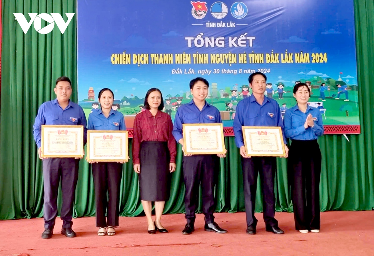 hoat dong tinh nguyen huong den thanh thieu nien dan toc thieu so o Dak lak hinh anh 2