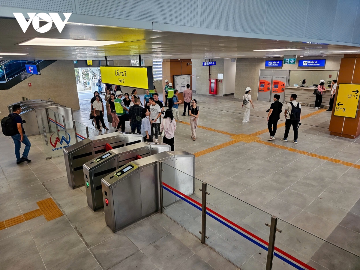 can canh metro nhon - ga ha noi truoc ngay van hanh hinh anh 7