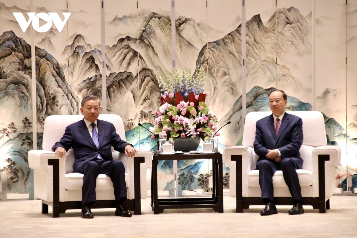 Tổng Bí thư, Chủ tịch nước Tô Lâm hội kiến Ủy viên Bộ Chính trị, Bí thư Tỉnh ủy Quảng Đông