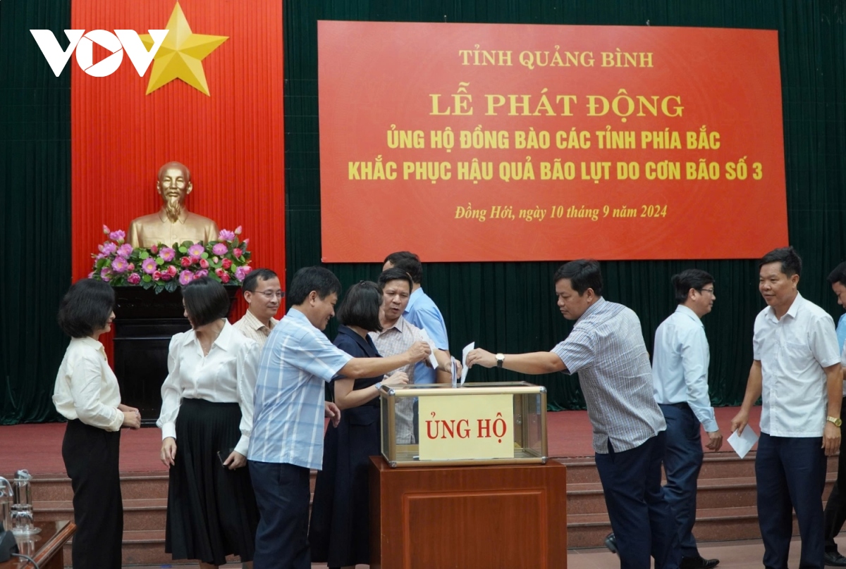 quang binh 1 ngay huy dong gan 5 ty dong ung ho nguoi dan vung bao lu hinh anh 1